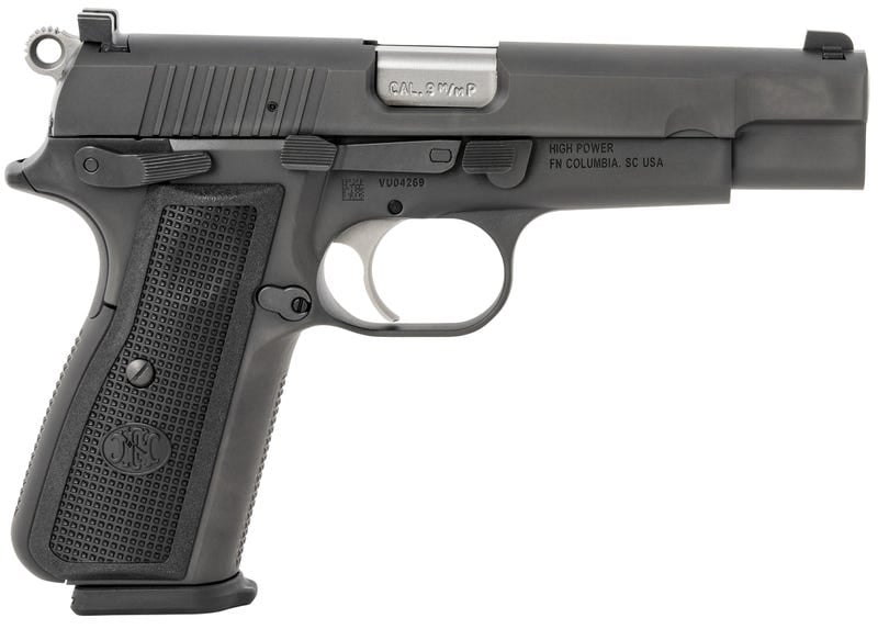 FN High Power Black 9mm 4.7" Barrel 17-Rounds FN High Power Black 9mm 4.7" Barrel 17-Rounds - HANDGUNS - Miami Shooters Supply