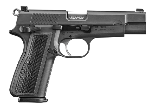 FN High Power 9mm 4.7" Barrel 10-Rounds with Zippered Ballistic Range Bag