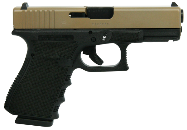 Glock 19 Gen 3 Flat Dark Earth 9mm 4.02" Barrel 15-Rounds Chainmail Stippling USA Made