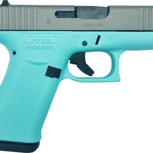 Glock 43X Tiffany Blue / Silver 9mm 3.41" Barrel 10-Rounds GrabAGun Exclusive - HANDGUNS - Miami Shooters Supply