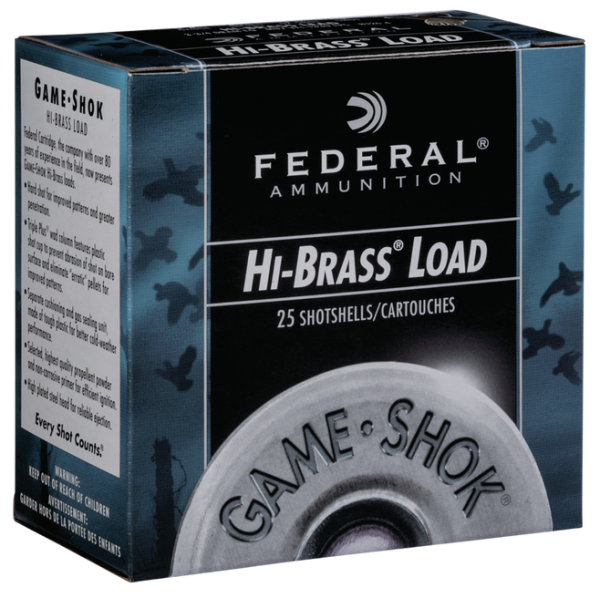 Federal Game-Shok Upland Hi-Brass 20 GA #5-Shot 25-Rounds 2.75"