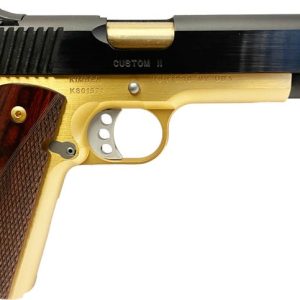 Kimber Custom II Two Tone 24 Carat Gold / Black 45ACP 5" Barrel 7-Rounds GrabAGun Exclusive - 1911 - Miami Shooters Supply