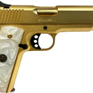 Kimber Stainless II 24 Carat Gold Gold / White Pearl .45 ACP 5" Barrel 7-Rounds Exclusive - 1911 - Miami Shooters Supply