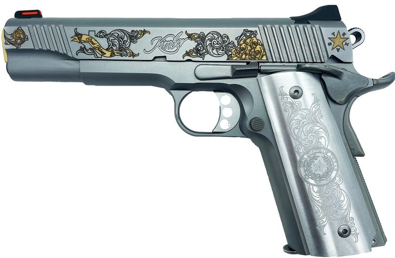 Kimber Stainless II Stainless Steel .45 ACP 5" Barrel 7-Rounds "Texas" GrabAGun Exclusive Kimber Stainless II Stainless Steel .45 ACP 5" Barrel 7-Rounds "Texas" GrabAGun Exclusive - 1911 - Miami Shooters Supply