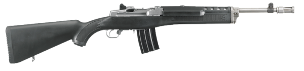 Ruger Mini-14 Tactical Stainless/Black 5.56 NATO/.223 Rem 16.12" Threaded Barrel 20-Rounds 2 Mags