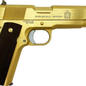 Springfield Armory Mil-Spec 24 Carat Gold .45 ACP 5" Barrel 7-Rounds GrabAGun Exclusive