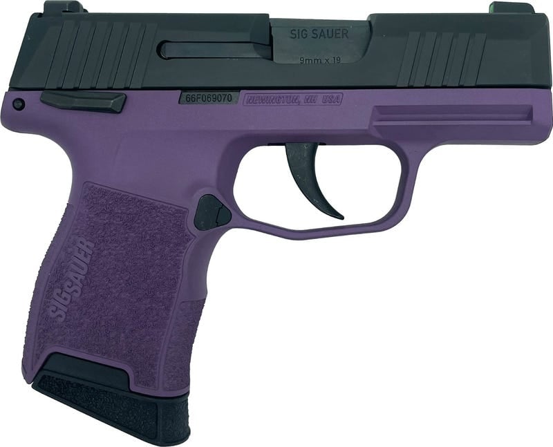 Sig Sauer P365 Purple 9mm 3.1" Barrel 10-Rounds GrabAGun Exclusive Sig Sauer P365 Purple 9mm 3.1" Barrel 10-Rounds GrabAGun Exclusive - HANDGUNS - Miami Shooters Supply