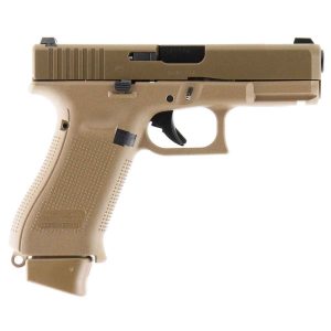 Glock 19X Gen5 9mm Luger 4.02in Coyote nPVD Pistol - 17+1 Rounds