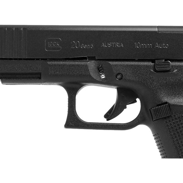 Glock 20 Gen 5 MOS 10mm Auto 4.61in Black nDLC Pistol - 15+1 Rounds - Image 2