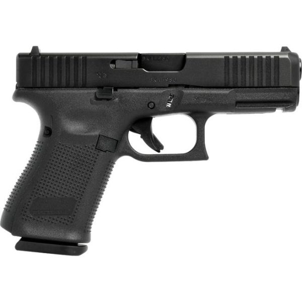 Glock 19 GEN 5  Compact 9MM 4.02" 10 Rounds 3 Mags Fixed Sights DLC