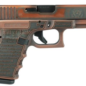 Glock 19 Gen3 Trump 2024 Red 9mm 4.02" Barrel 15-Rounds Custom Engraving
