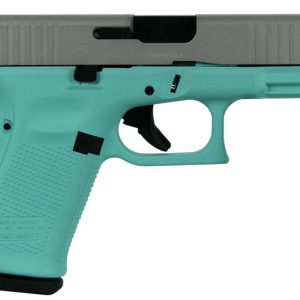 Glock 19 Gen5 Tiffany Blue / Silver 9mm 4.02" Barrel 15-Rounds 2 Mags