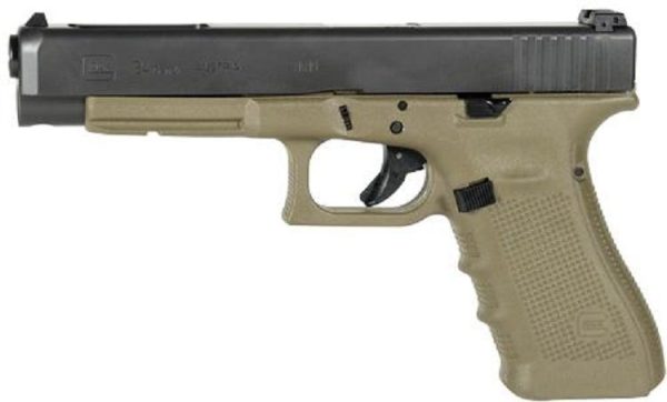 Glock 34 Gen3 Competition OD Green 9mm 5.3" Barrel 17-Rounds Adjustable Sights
