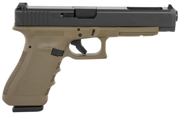 Glock 34 Gen3 Competition Flat Dark Earth 9mm 5.31" Barrel 10-Rounds