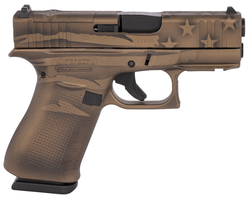 Glock 43X MOS Coyote Battleworn 9mm 3.41" Barrel 10-Rounds Glock 43X MOS Coyote Battleworn 9mm 3.41" Barrel 10-Rounds - HANDGUNS - Miami Shooters Supply