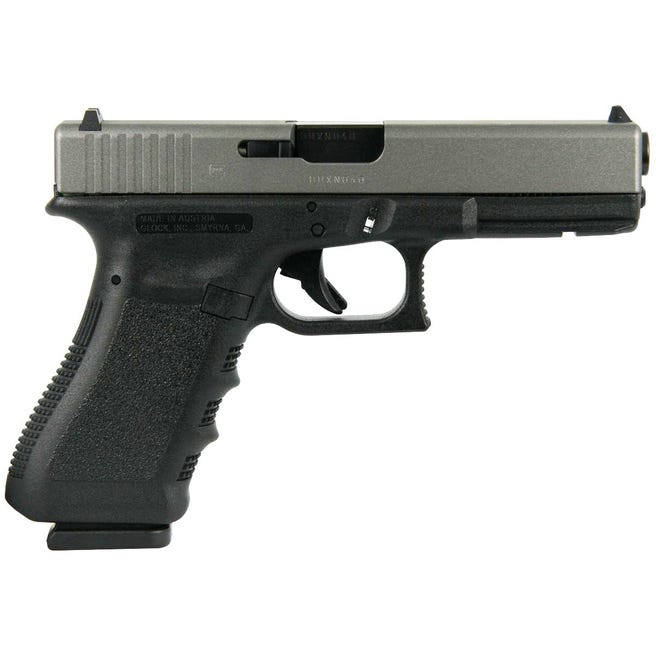 Glock 17 Gen 3 Two Tone 9mm 4.49" Barrel 17-Rounds With 2 Magazines Glock 17 Gen 3 Two Tone 9mm 4.49" Barrel 17-Rounds With 2 Magazines - HANDGUNS - Miami Shooters Supply