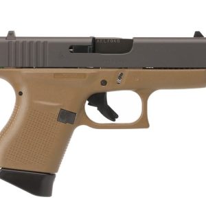 Glock 43 Black / Flat Dark Earth 9mm 3.39" Barrel 6-Rounds