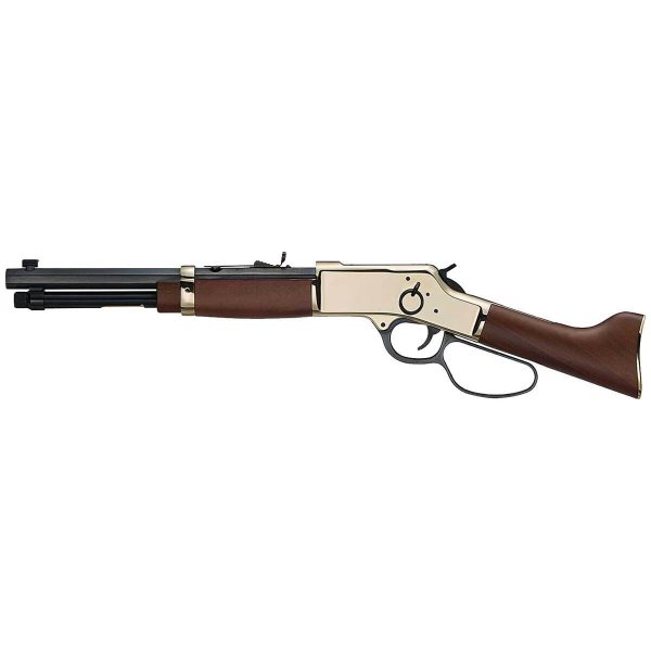 Henry Big Boy Mare's Leg Side Gate 357 Magnum 12.9in Polished Hardened Brass Pistol - 5+1 Rounds - Image 2