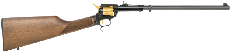 Heritage Roughrider Rancher Black/Gold .22LR 16" Barrel 6-Rounds Heritage Roughrider Rancher Black/Gold .22LR 16" Barrel 6-Rounds - Revolving Cylinder Rifle - Miami Shooters Supply