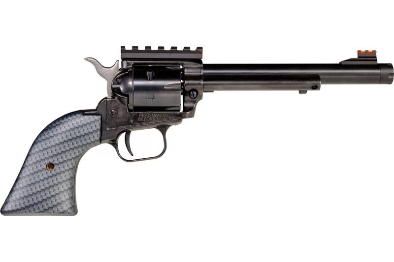 Heritage Firearms Rough Rider Tactical Cowboy .22 LR 6.50" Barrel 6-Rounds Carbon Fiber Grip - HANDGUNS - Miami Shooters Supply