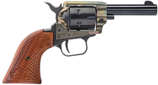 Heritage Firearms Barkeep .22 LR 3" Barrel 6-Rounds Scrolled Wood Grip