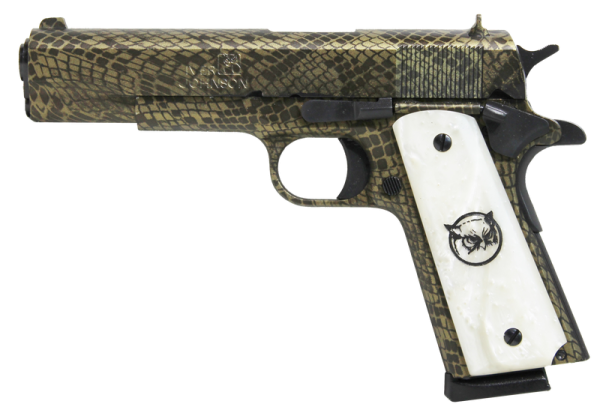 Iver Johnson 1911 A1 Government Snakeskin .45 ACP 5" Barrel 8-Rounds