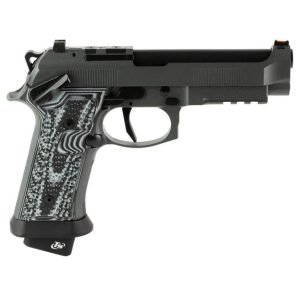 Beretta 92XI SAO Limited Grey 9mm 4.7" Barrel 22-Rounds w/ Hogue Squalo Grips