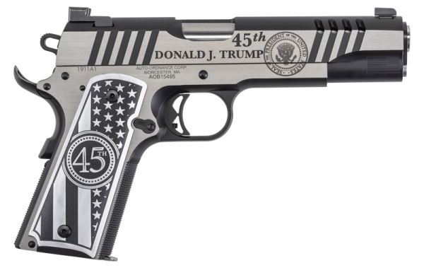 Kahr Arms Trump One Stainless .45 ACP 5" Barrel 7-Rounds Custom Engraving