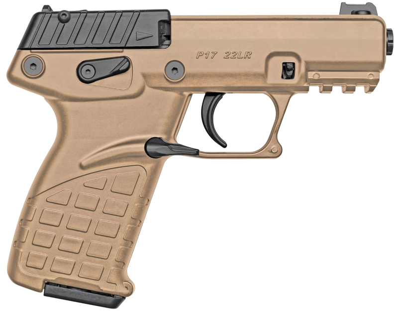 Kel-Tec P17 Tan/Black .22 LR 3.8" Threaded Barrel 16-Rounds 3 Magazines Kel-Tec P17 Tan/Black .22 LR 3.8" Threaded Barrel 16-Rounds 3 Magazines - HANDGUNS - Miami Shooters Supply