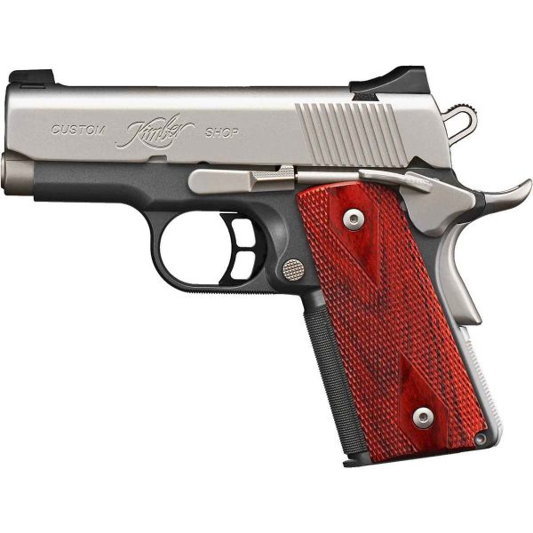 Kimber 1911 CDP 45 Auto (ACP) 3in Satin Silver Pistol - 7+1 Rounds - Image 2
