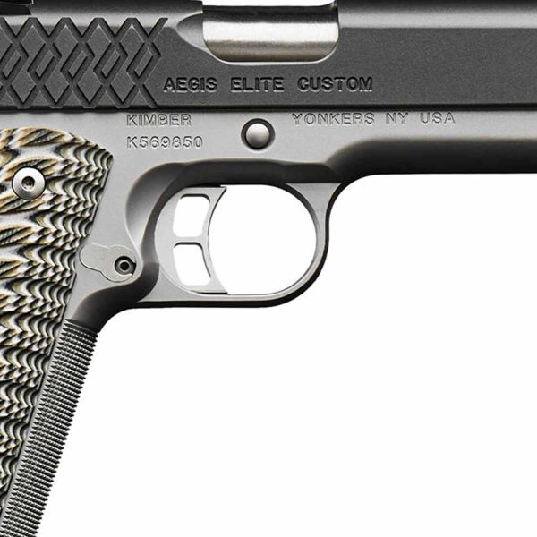 Kimber Aegis Elite Custom 9mm Luger 5in Stainless/Black Pistol - 9+1 Rounds - Image 3
