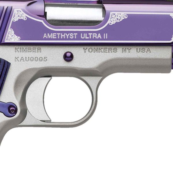 Kimber Amethyst Ultra II 9mm Luger 3in Stainless/Purple Pistol - 8+1 Rounds - Image 2