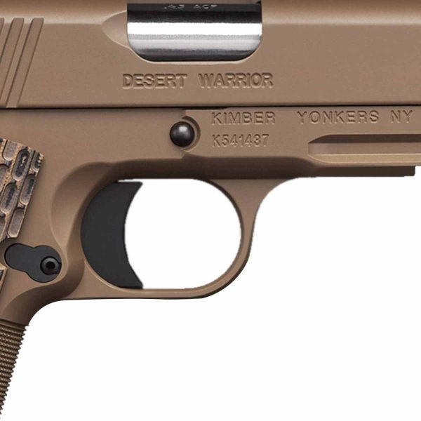 Kimber Desert Warrior 45 Auto (ACP) 5in Black/Tan Pistol - 8+1 Rounds - Image 3