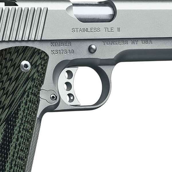 Kimber Stainless TLE II  45 Auto (ACP) 5in Stainless/Black/Green Pistol - 7+1 Rounds - Image 2