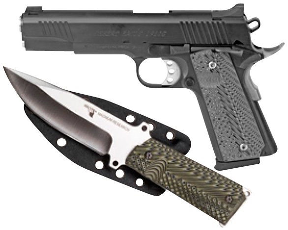 Magnum Research 1911G 10mm 5.01" Barrel 8-Rounds with 1911 Knife & Sheath Magnum Research 1911G 10mm 5.01" Barrel 8-Rounds with 1911 Knife & Sheath - 1911 - Miami Shooters Supply