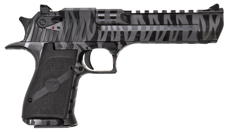 Magnum Research Desert Eagle Mark XIX Black Tiger Stripe .50 AE 6" Barrel 7-Rounds Magnum Research Desert Eagle Mark XIX Black Tiger Stripe .50 AE 6" Barrel 7-Rounds - HANDGUNS - Miami Shooters Supply