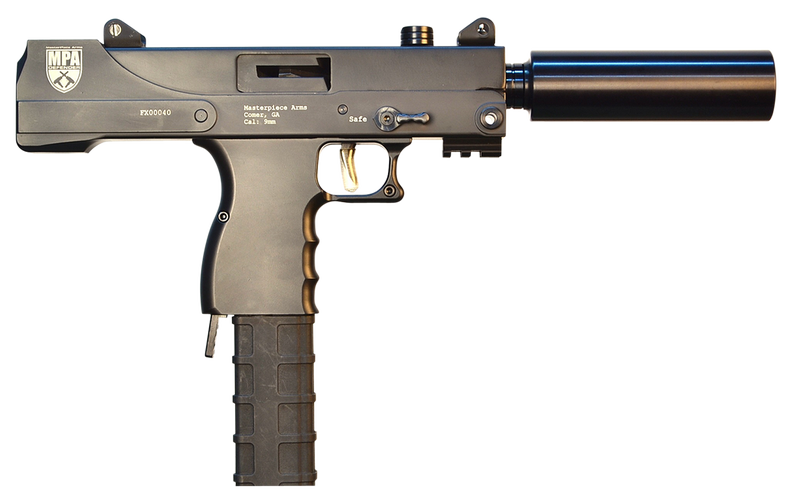 MasterPiece Arms Defender 9mm 5.5" Barrel 30-Rounds Top Cocking MasterPiece Arms Defender 9mm 5.5" Barrel 30-Rounds Top Cocking - HANDGUNS - Miami Shooters Supply