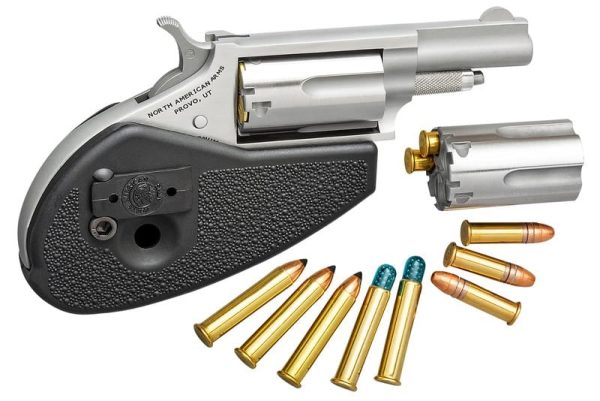 NAA Mini-Revolver Stainless .22 LR / .22 Mag 1.625" Barrel 5-Rounds