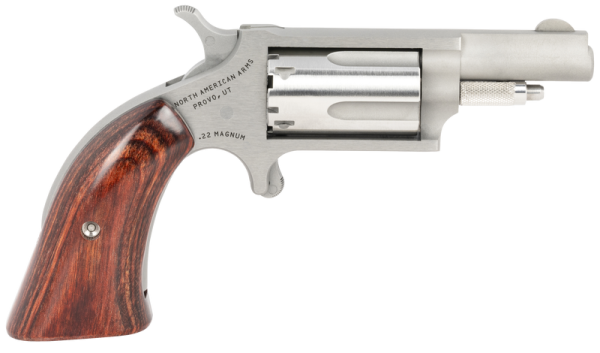 North American Arms Mini-Revolver Stainless .22 Mag 1.63" Barrel 5-Rounds