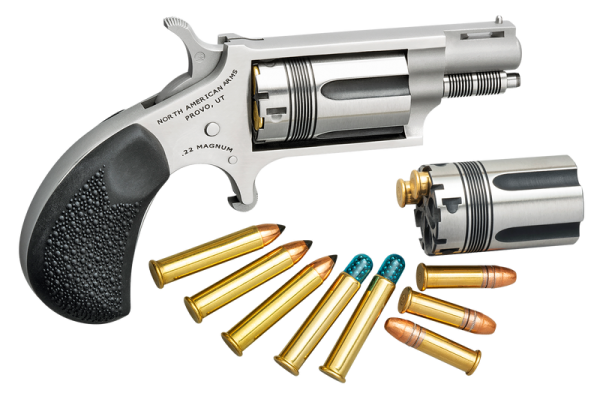 North American Arms The Wasp Stainless .22 LR / .22 Mag 1.625" Barrel 5-Rounds Convertible
