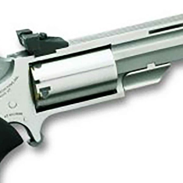 North American Arms Mini Master 22 WMR (22 Mag) 4in Stainless Revolver - 5 Rounds - Image 2