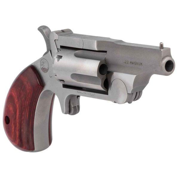 North American Arms Ranger II 22 Long Rifle/22 WMR (22 Mag) 1.63in Stainless Revolver - 5 Rounds - Image 3