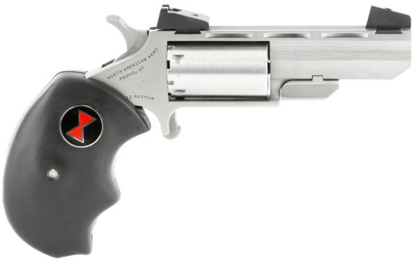 North American Arms Black Widow Stainless .22 Mag 2" Barrel 5-Rounds Adjustable Sights