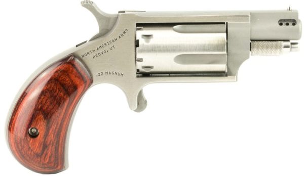 North American Arms Mini Revolver Stainless .22 LR / .22 Mag 1.125" Barrel 5-Rounds