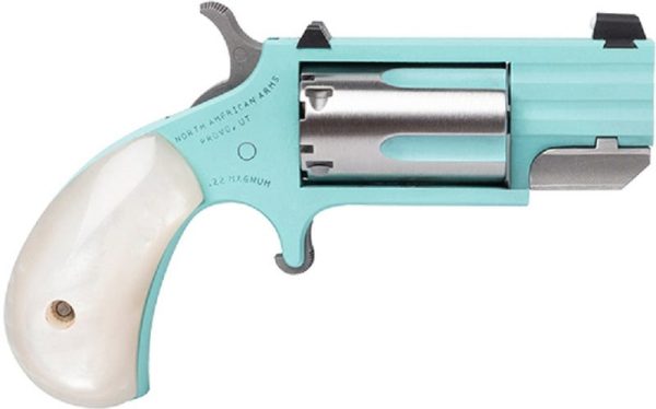 North American Arms Pug Turquoise .22 Mag 1" Barrel 5-Rounds