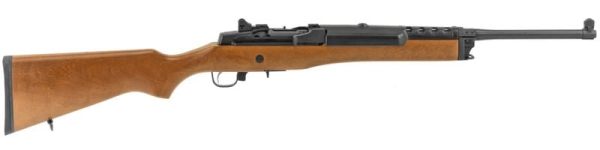 Ruger Mini-14 Ranch Hardwood 5.56 NATO / .223 Rem 18.5" Barrel 5-Rounds Scope Rings Included