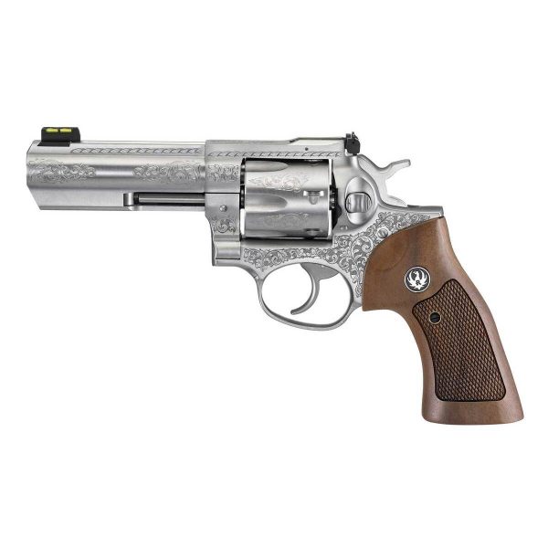 Ruger GP100 Deluxe 357 Magnum 4.2in Stainless Revolver - 6 Rounds - Image 2