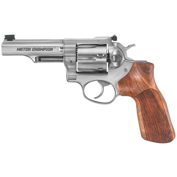 Ruger GP100 Match Champion Adjustable Sights 357 Magnum 4.2in Stainless Revolver - 6 Rounds - Image 2