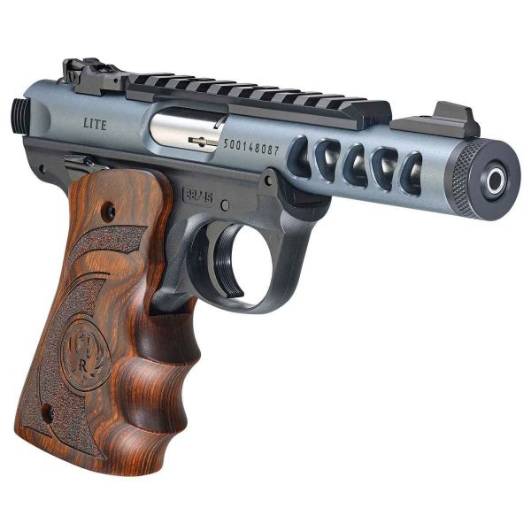 Ruger Mark IV 22/45 Lite 22 Long Rifle 4.4in Diamond Gray Pistol - 10+1 Rounds - Image 3