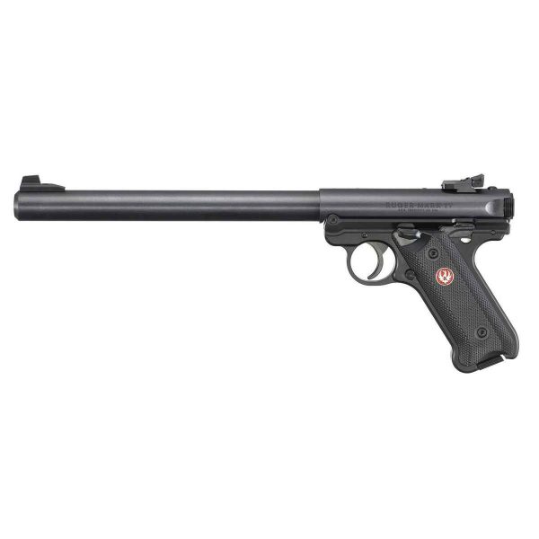 Ruger Mark IV Target 22 Long Rifle 10in Blued Pistol - 10+1 Rounds - Image 2